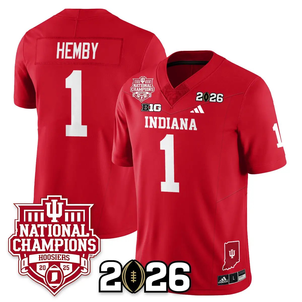 Indiana Hoosiers Vapor Limited Football Jersey - 2025 National Champions by Indiana Hoosiers