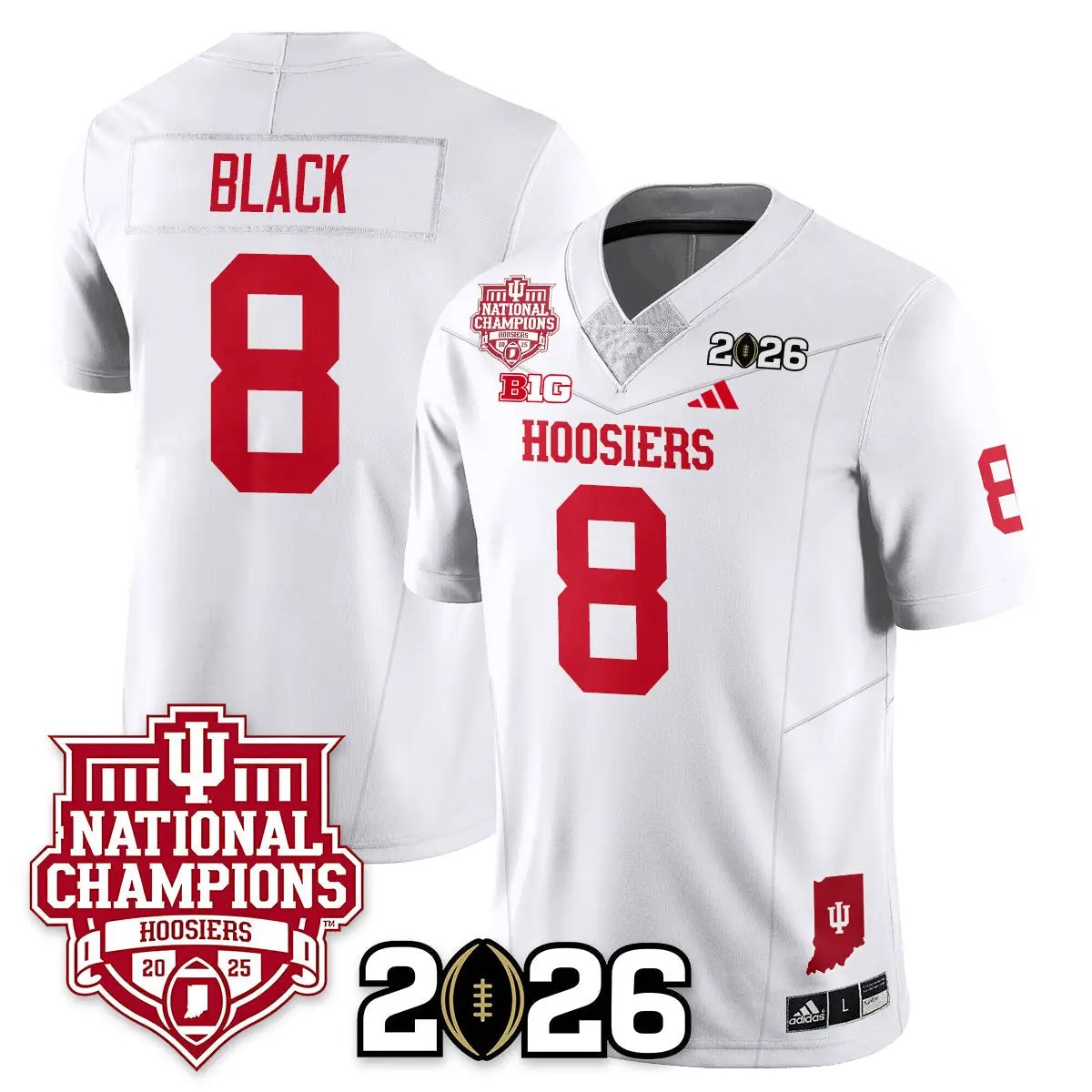 Indiana Hoosiers Vapor Limited Football Jersey - 2025 National Champions by Indiana Hoosiers