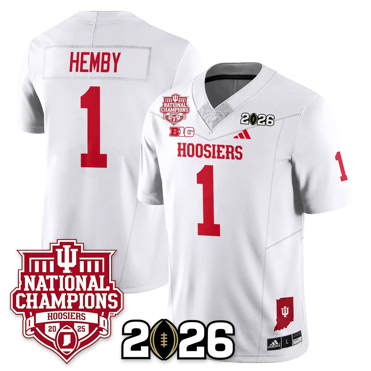 Indiana Hoosiers Vapor Limited Football Jersey - 2025 National Champions by Indiana Hoosiers