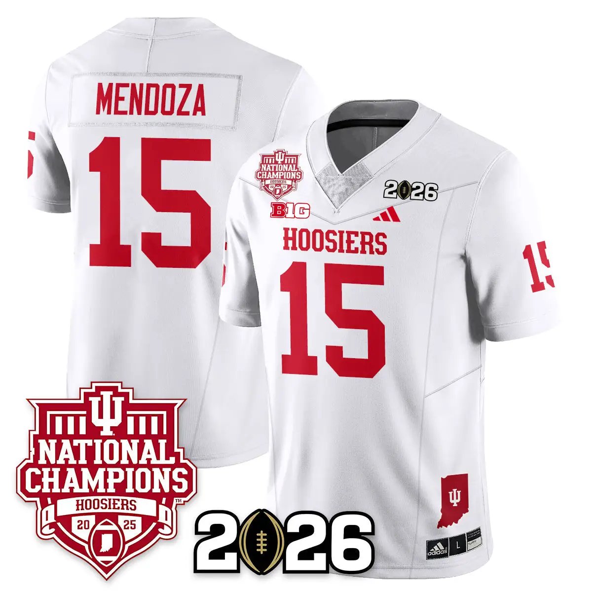 Indiana Hoosiers Vapor Limited Football Jersey - 2025 National Champions by Indiana Hoosiers