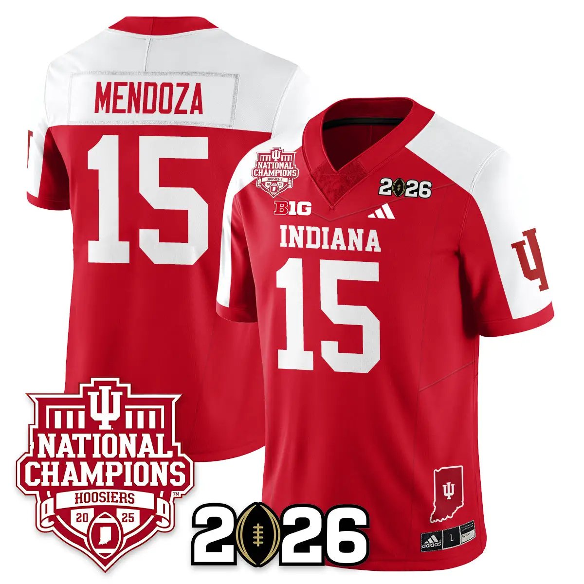 Indiana Hoosiers Vapor Limited Football Jersey - 2025 National Champions by Indiana Hoosiers