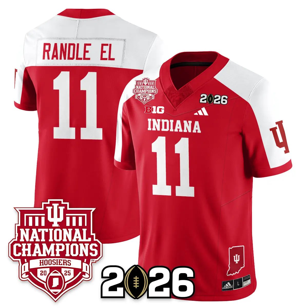 Indiana Hoosiers Vapor Limited Football Jersey - 2025 National Champions by Indiana Hoosiers
