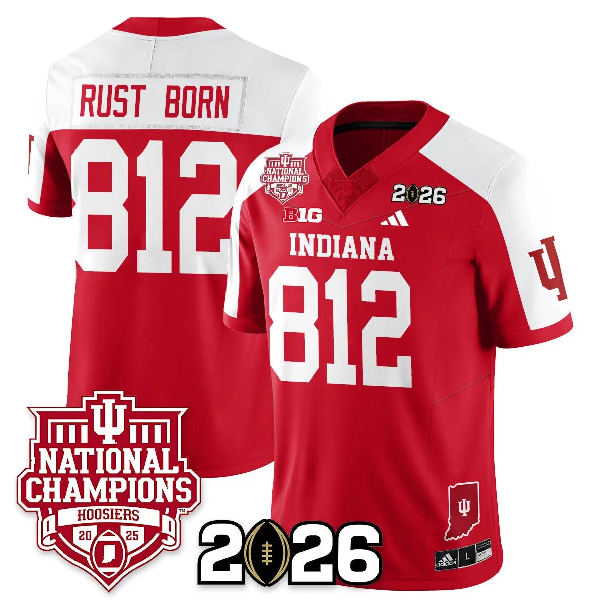 Indiana Hoosiers Vapor Limited Football Jersey - 2025 National Champions by Indiana Hoosiers