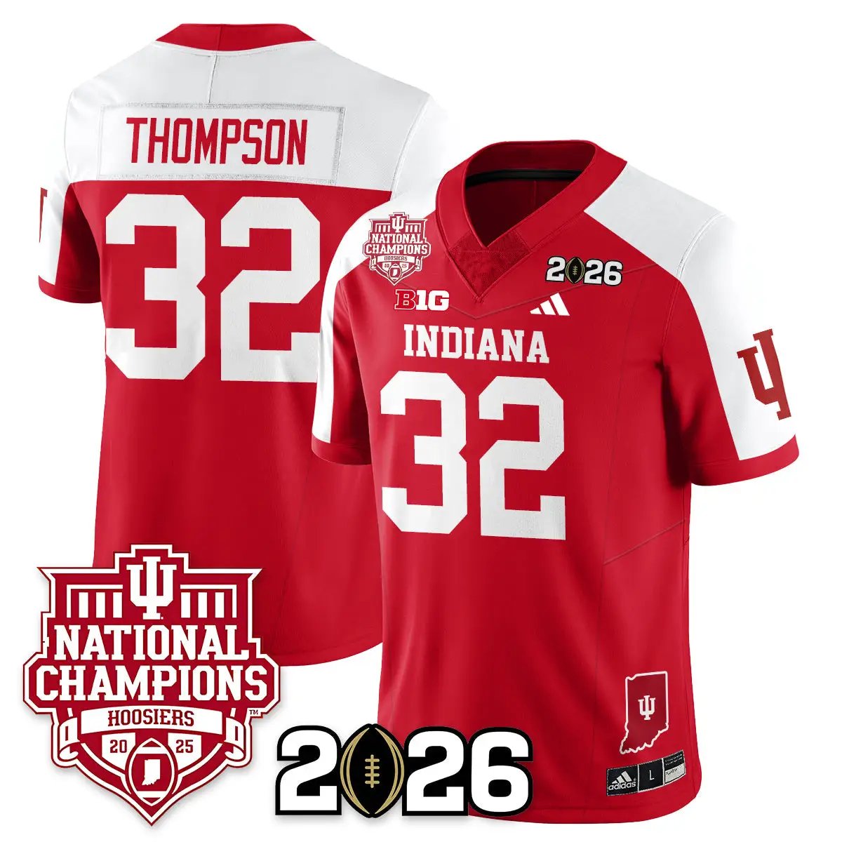 Indiana Hoosiers Vapor Limited Football Jersey - 2025 National Champions by Indiana Hoosiers