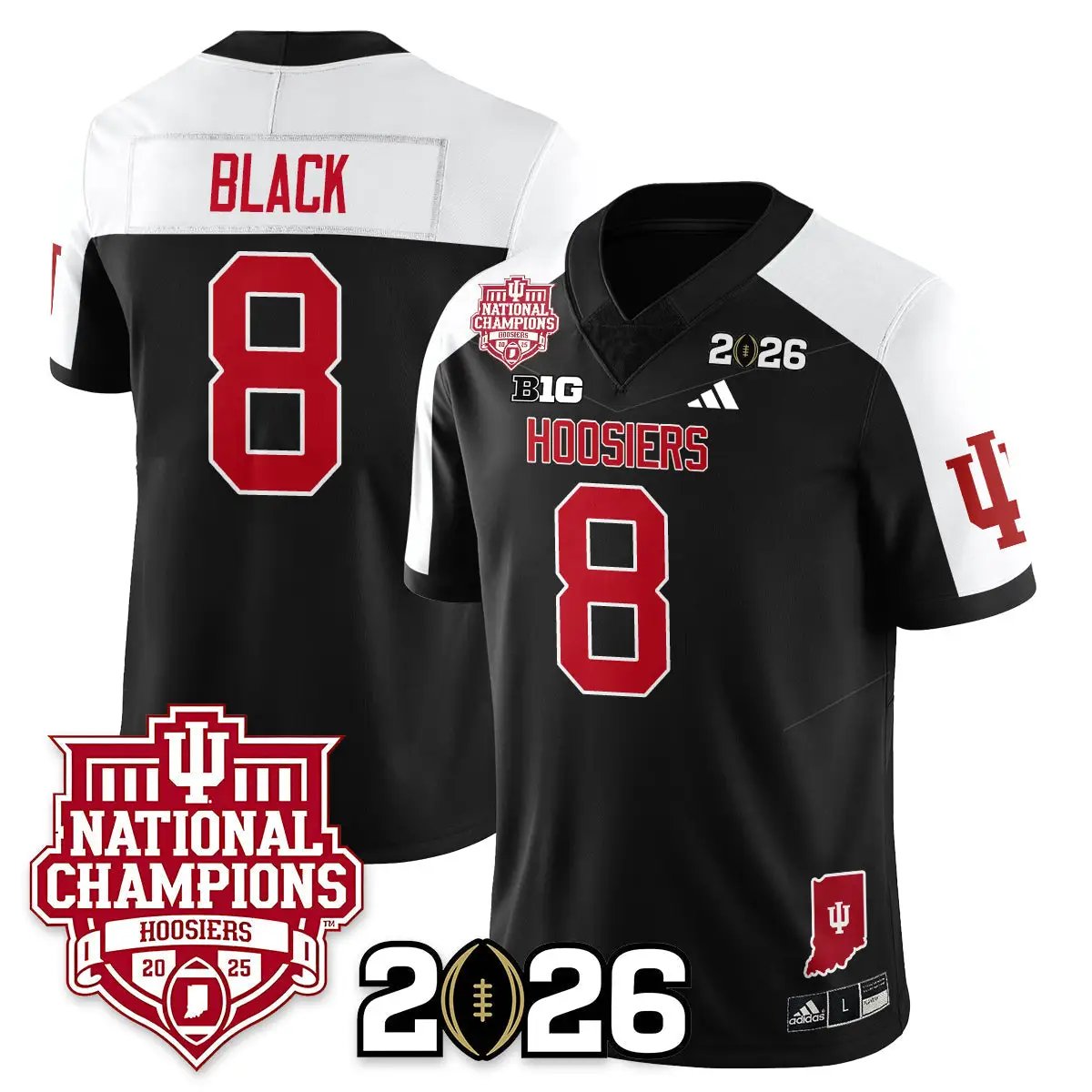 Indiana Hoosiers Vapor Limited Football Jersey - 2025 National Champions by Indiana Hoosiers