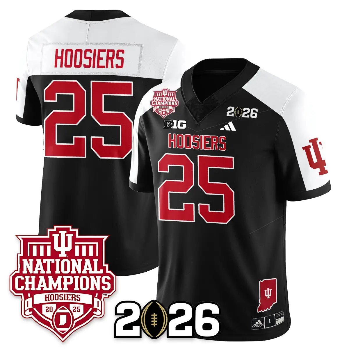 Indiana Hoosiers Vapor Limited Football Jersey - 2025 National Champions by Indiana Hoosiers
