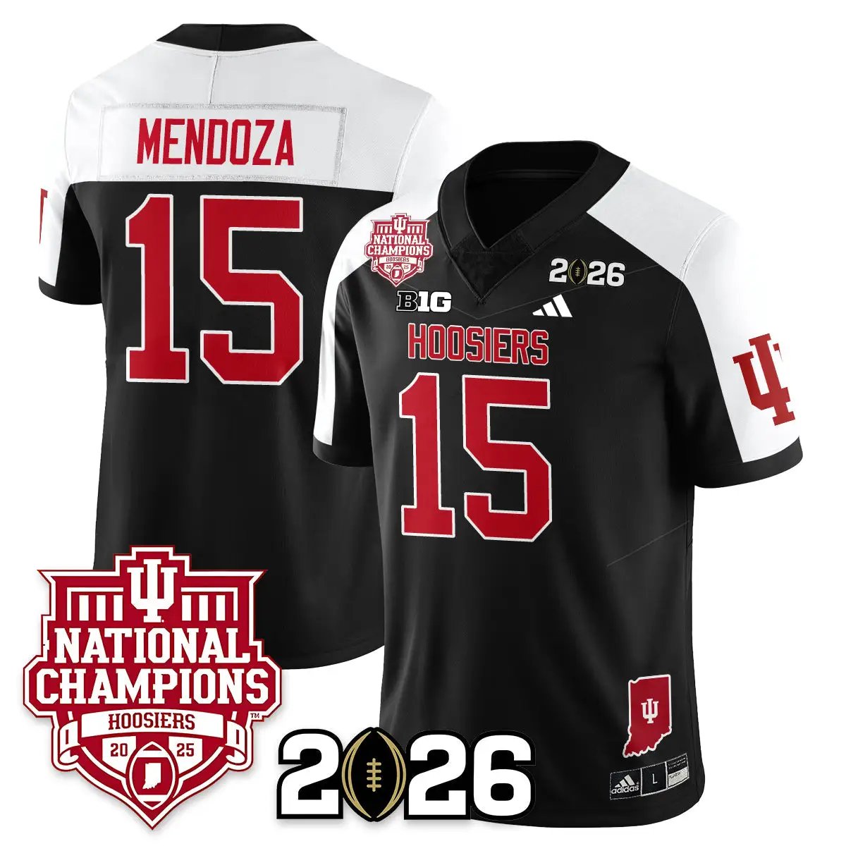 Indiana Hoosiers Vapor Limited Football Jersey - 2025 National Champions by Indiana Hoosiers