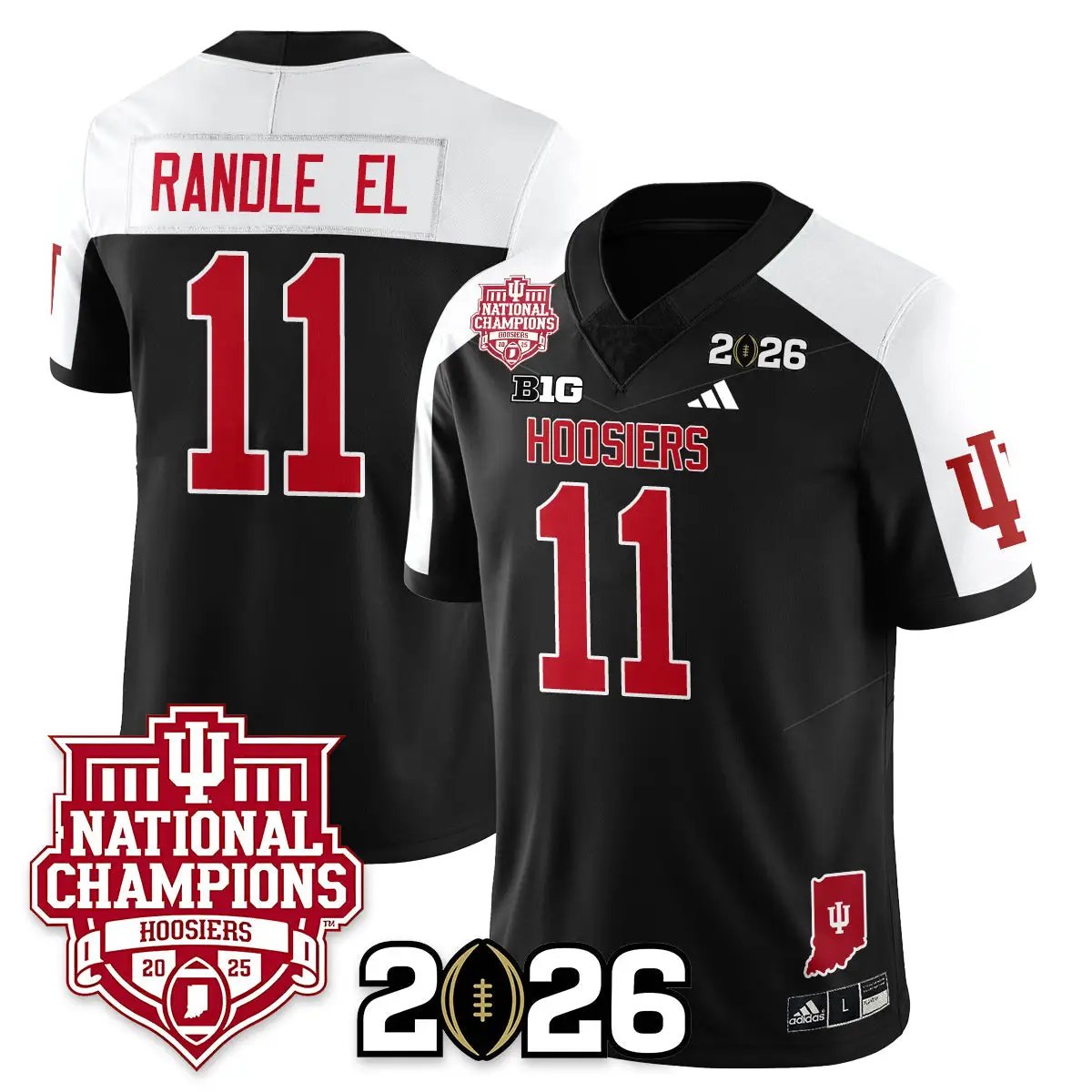 Indiana Hoosiers Vapor Limited Football Jersey - 2025 National Champions by Indiana Hoosiers