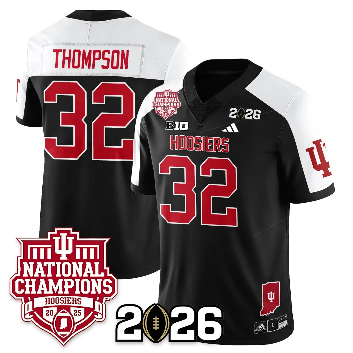 Indiana Hoosiers Vapor Limited Football Jersey - 2025 National Champions by Indiana Hoosiers