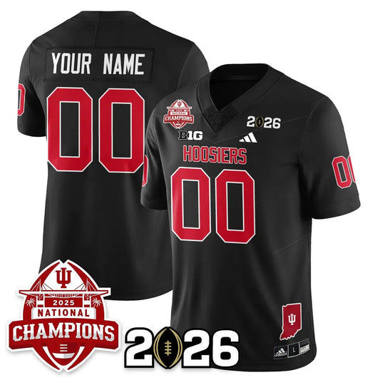 Custom Indiana Hoosiers Vapor Limited Football Jersey V2 - 2025 National Champions by Bigdasport