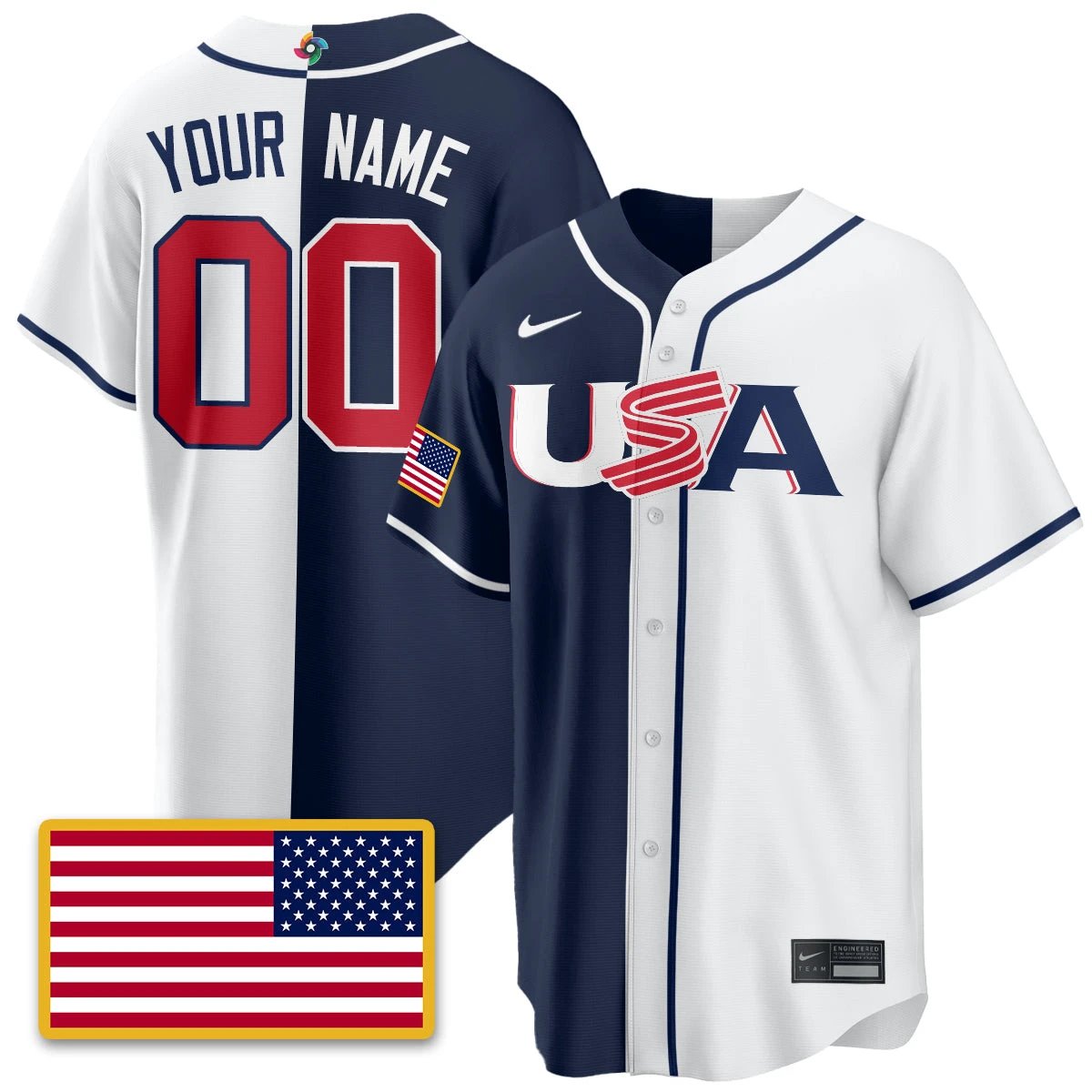 USA Baseball 2026 World Baseball Classic Limited Custom Jersey - All Stitched by Digigearus