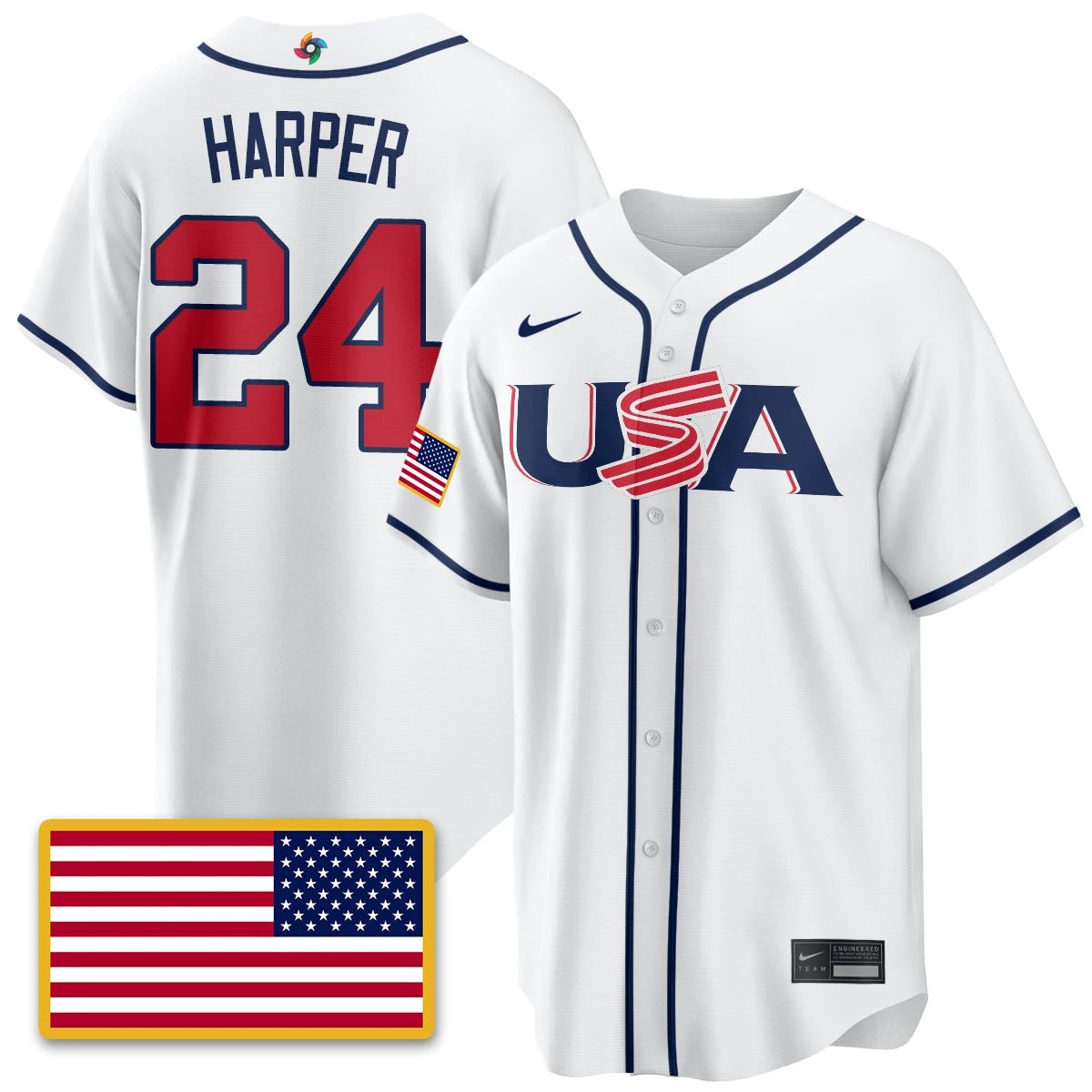 USA Baseball 2026 World Baseball Classic Limited Jersey - All Stitched by Digigearus