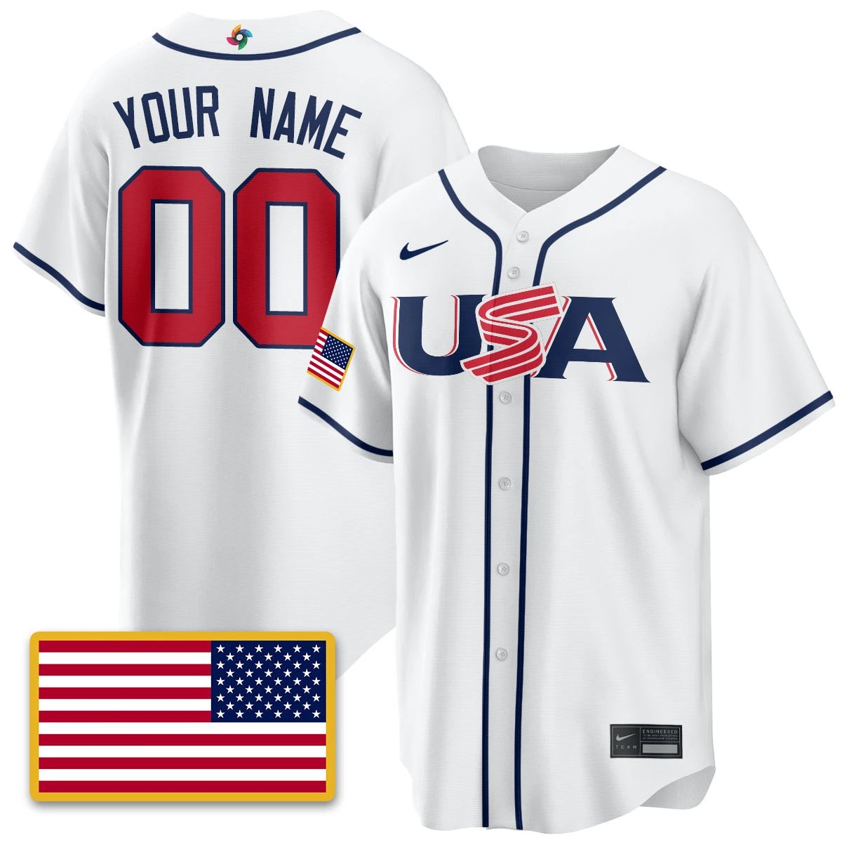 USA Baseball 2026 World Baseball Classic Limited Custom Jersey - All Stitched by Digigearus