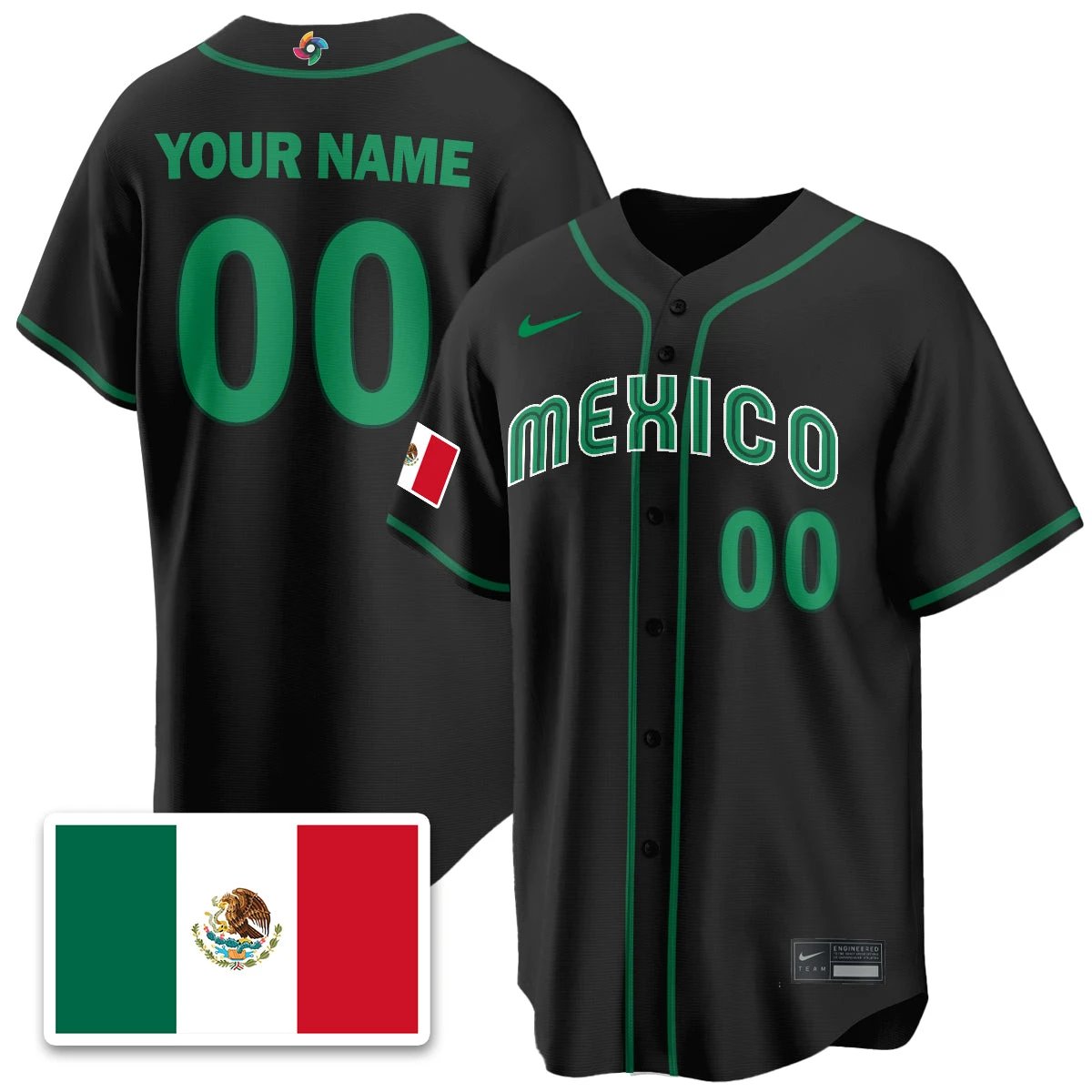 Mexico Baseball 2026 World Baseball Classic Limited Custom Jersey - All Stitched by Digigearus