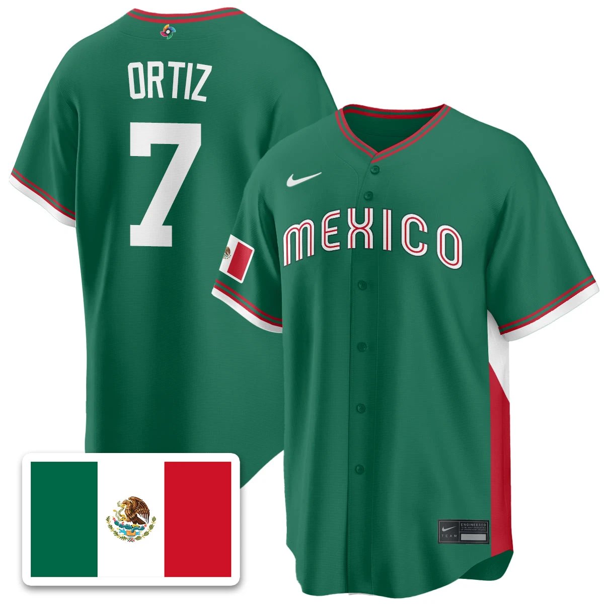 Mexico Baseball 2026 World Baseball Classic Limited Jersey - All Stitched by Digigearus