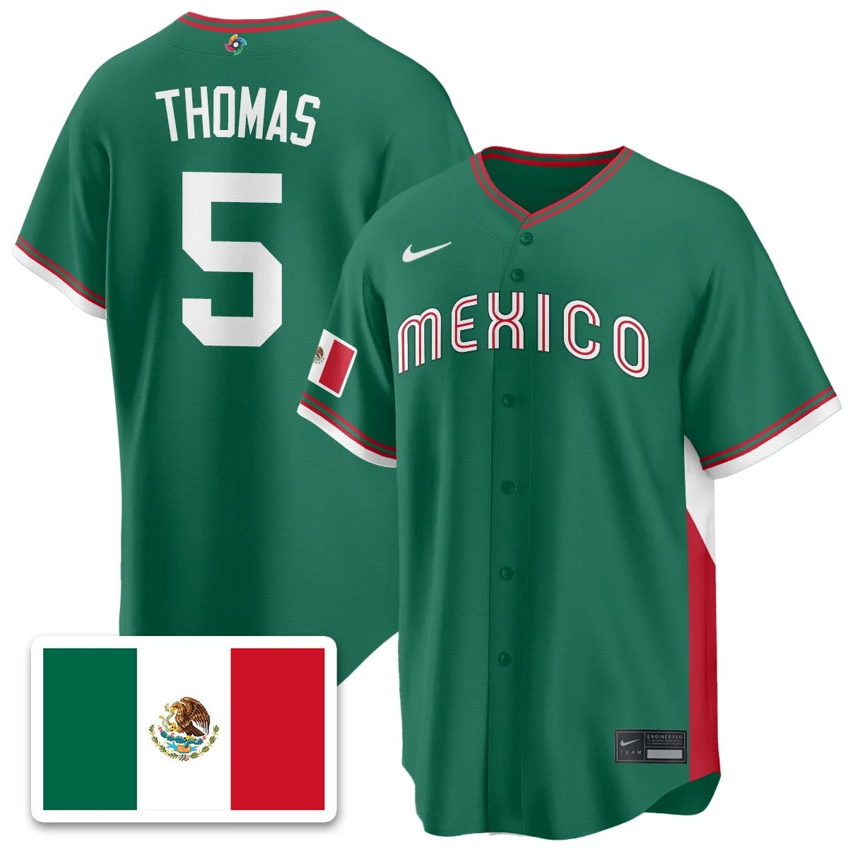 Mexico Baseball 2026 World Baseball Classic Limited Jersey - All Stitched by Digigearus