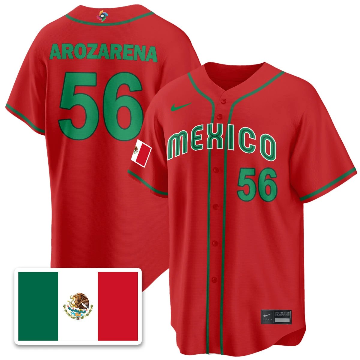 Mexico Baseball 2026 World Baseball Classic Limited Jersey - All Stitched by Digigearus
