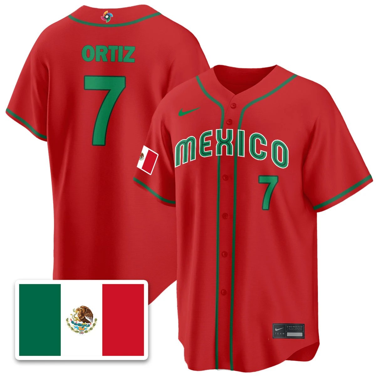 Mexico Baseball 2026 World Baseball Classic Limited Jersey - All Stitched by Digigearus