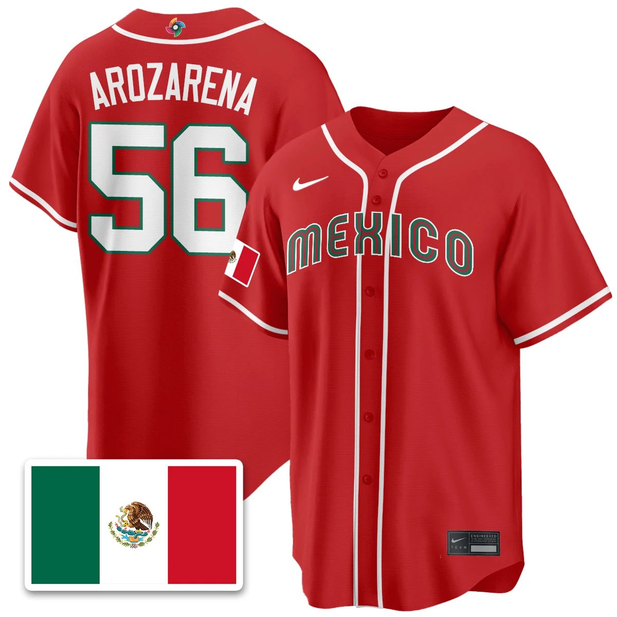 Mexico Baseball 2026 World Baseball Classic Limited Jersey - All Stitched by Digigearus