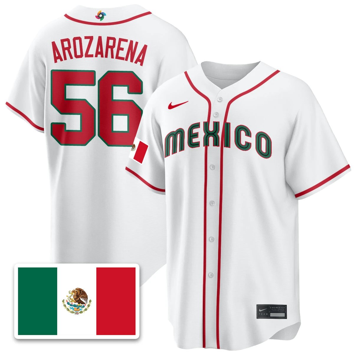 Mexico Baseball 2026 World Baseball Classic Limited Jersey - All Stitched by Digigearus