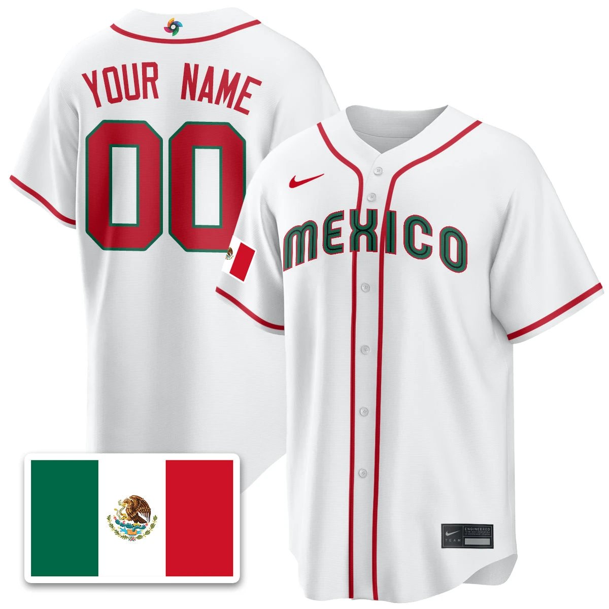 Mexico Baseball 2026 World Baseball Classic Limited Jersey - All Stitched by Digigearus