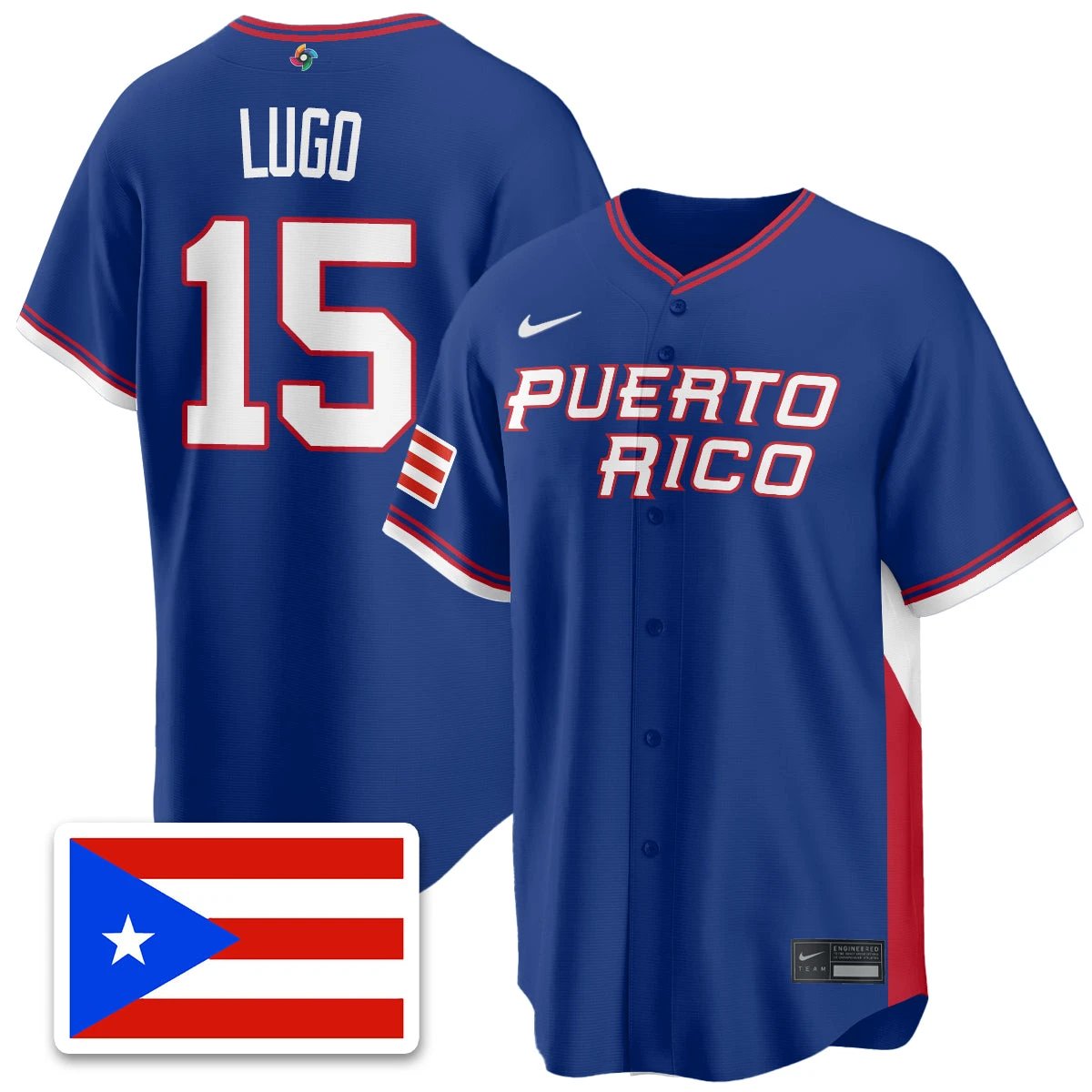 Puerto Rico Baseball 2026 World Baseball Classic Limited Jersey - All Stitched by Puerto Rico