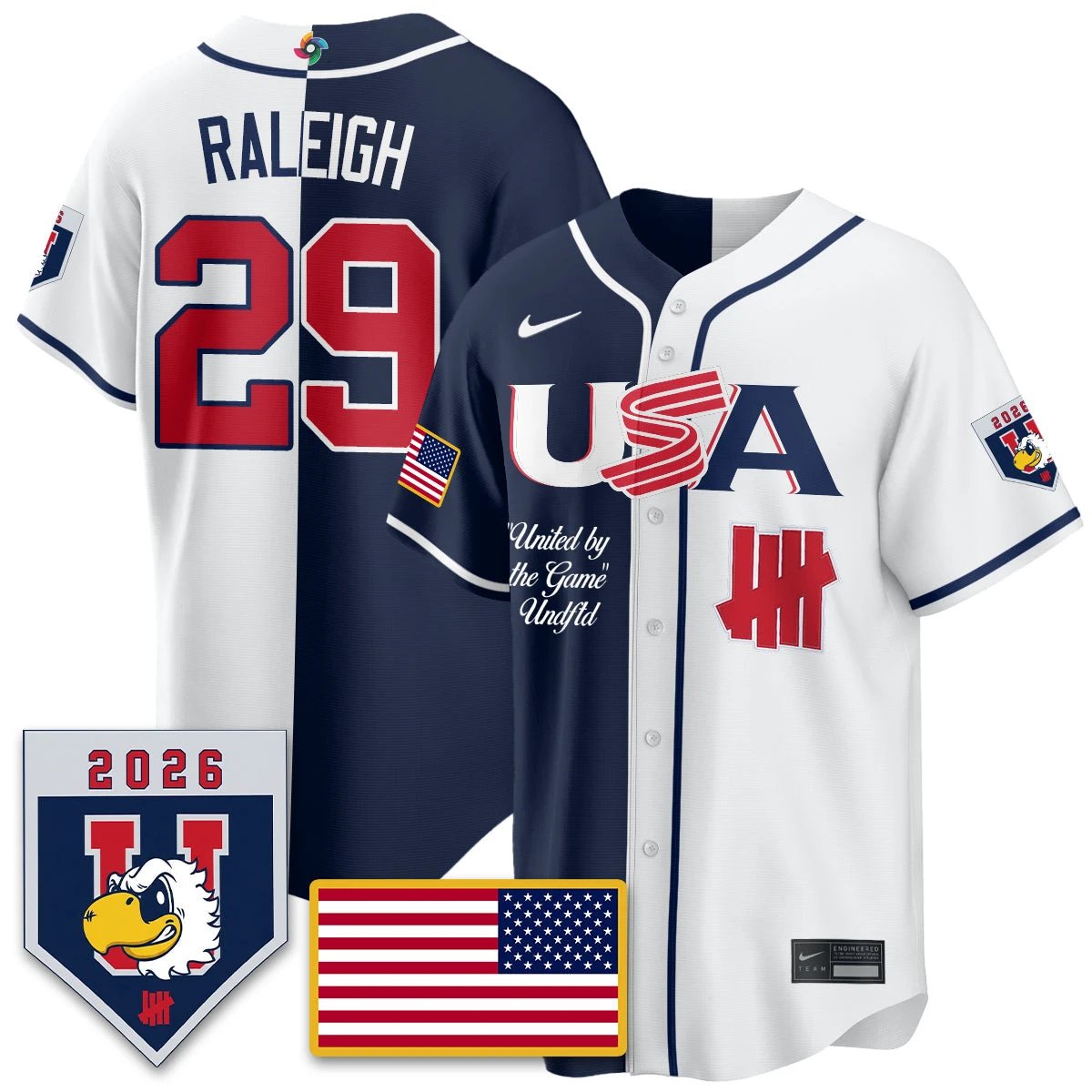 USA Baseball x Undefeated 2026 World Baseball Classic Limited Jersey - All Stitched by Hotgearco