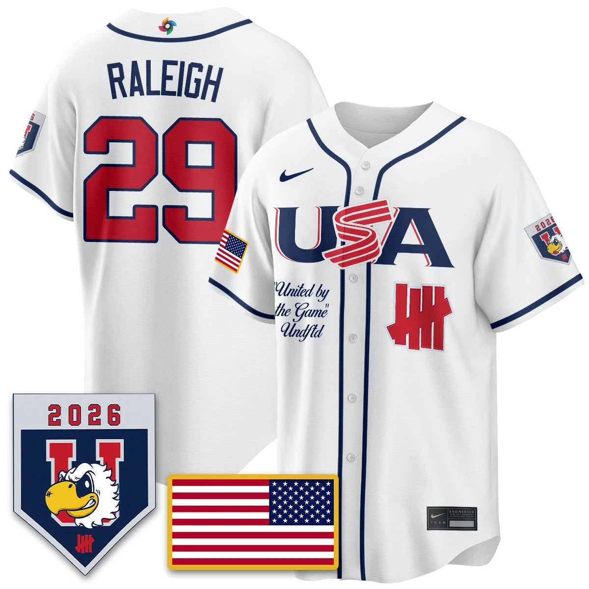 USA Baseball x Undefeated 2026 World Baseball Classic Limited Jersey - All Stitched by Hotgearco