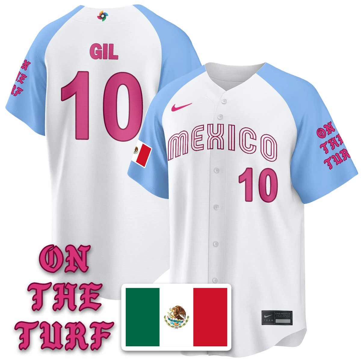 Mexico Baseball x Born x Raised 2026 World Baseball Classic Limited Jersey - All Stitched by Hotgearco