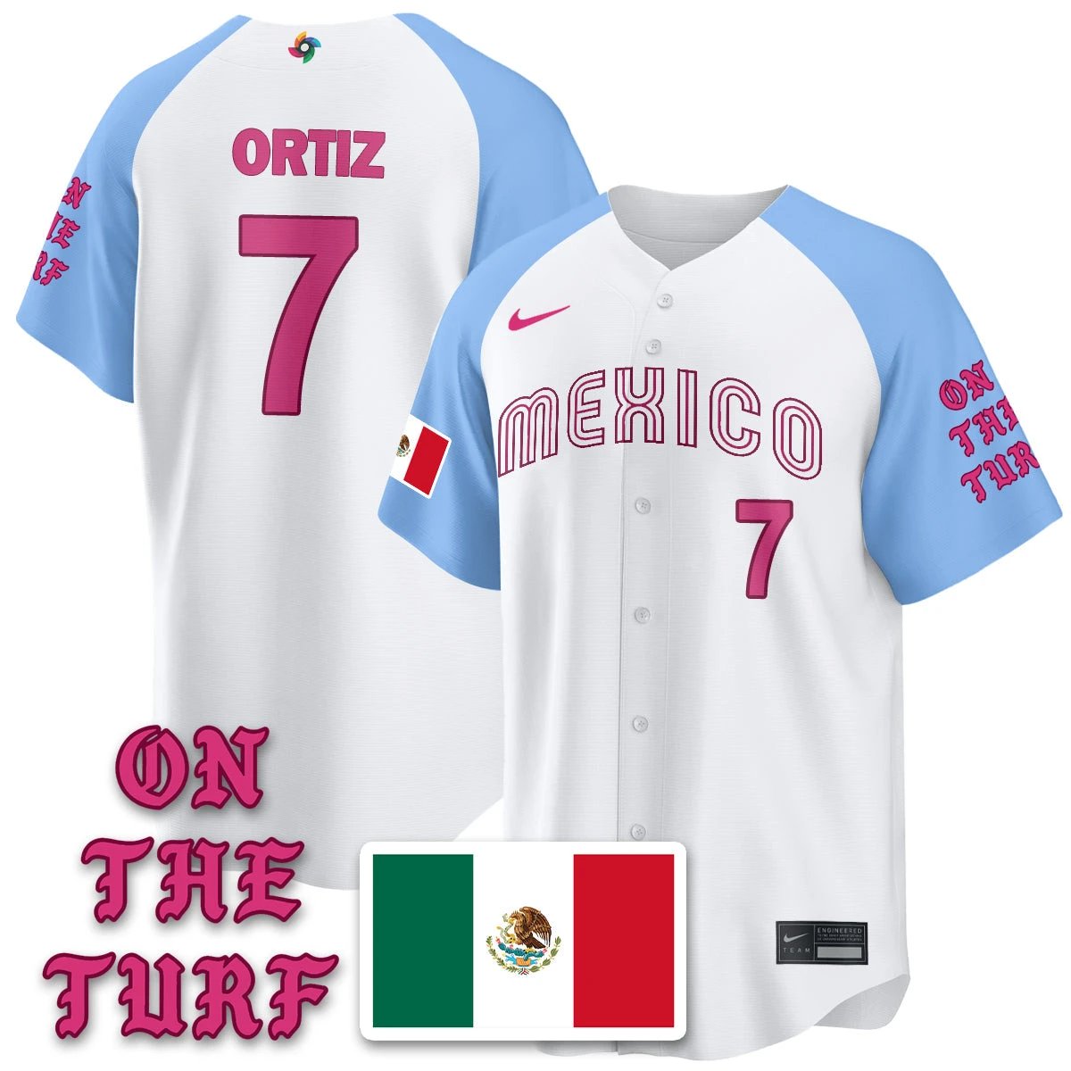 Mexico Baseball x Born x Raised 2026 World Baseball Classic Limited Jersey - All Stitched by Hotgearco