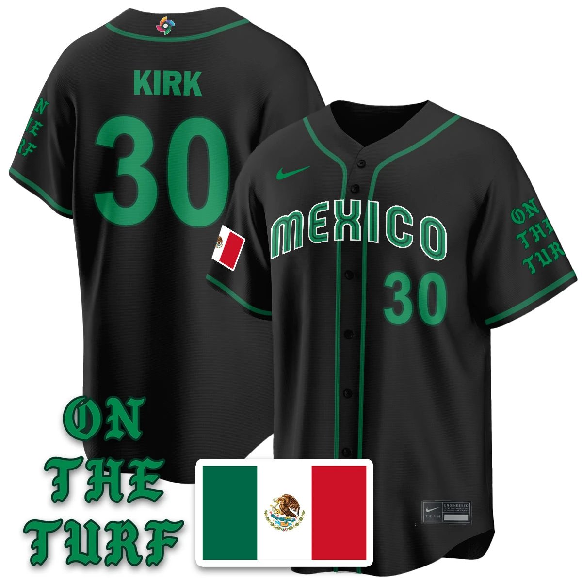 Mexico Baseball x Born x Raised 2026 World Baseball Classic Limited Jersey - All Stitched by Hotgearco