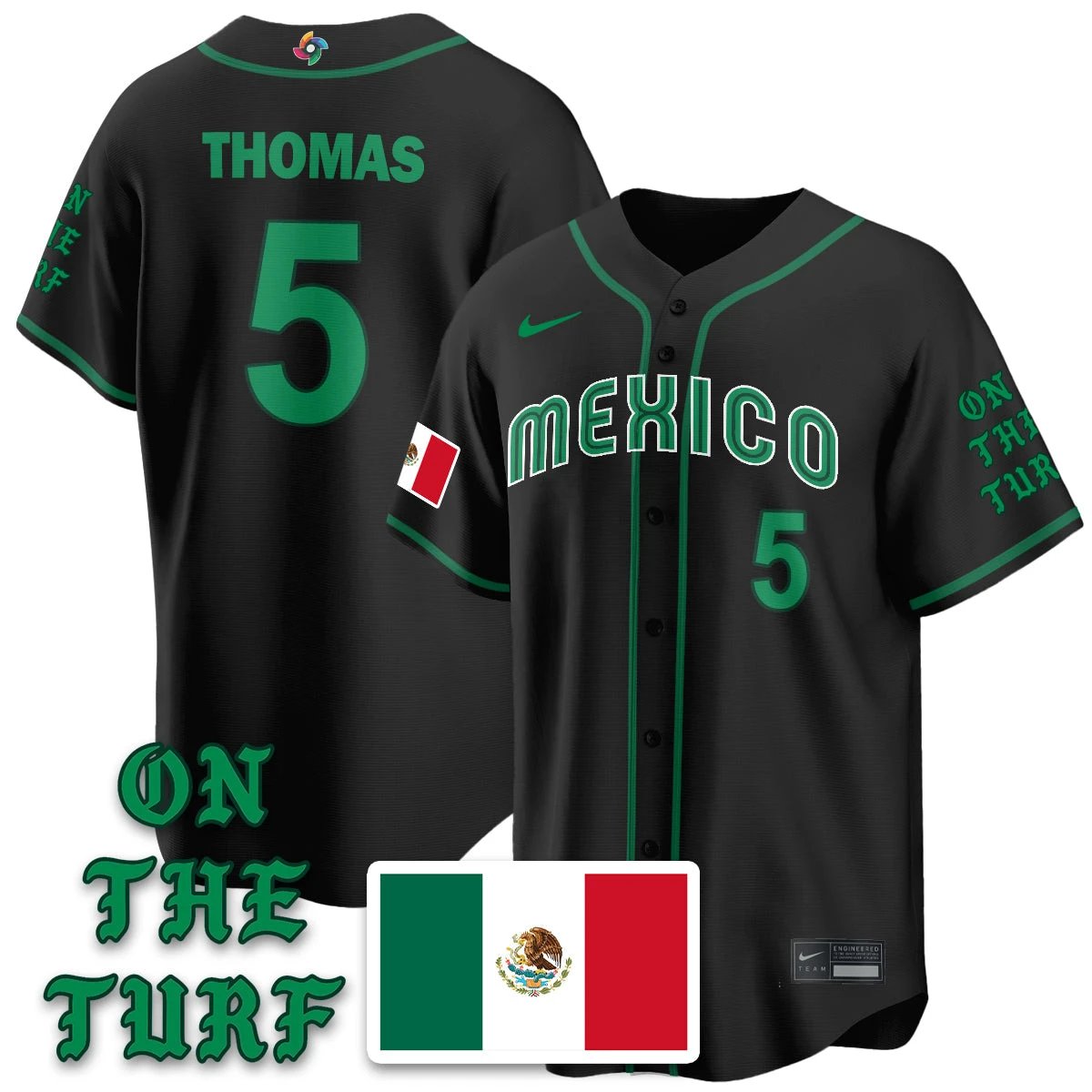 Mexico Baseball x Born x Raised 2026 World Baseball Classic Limited Jersey - All Stitched by Hotgearco