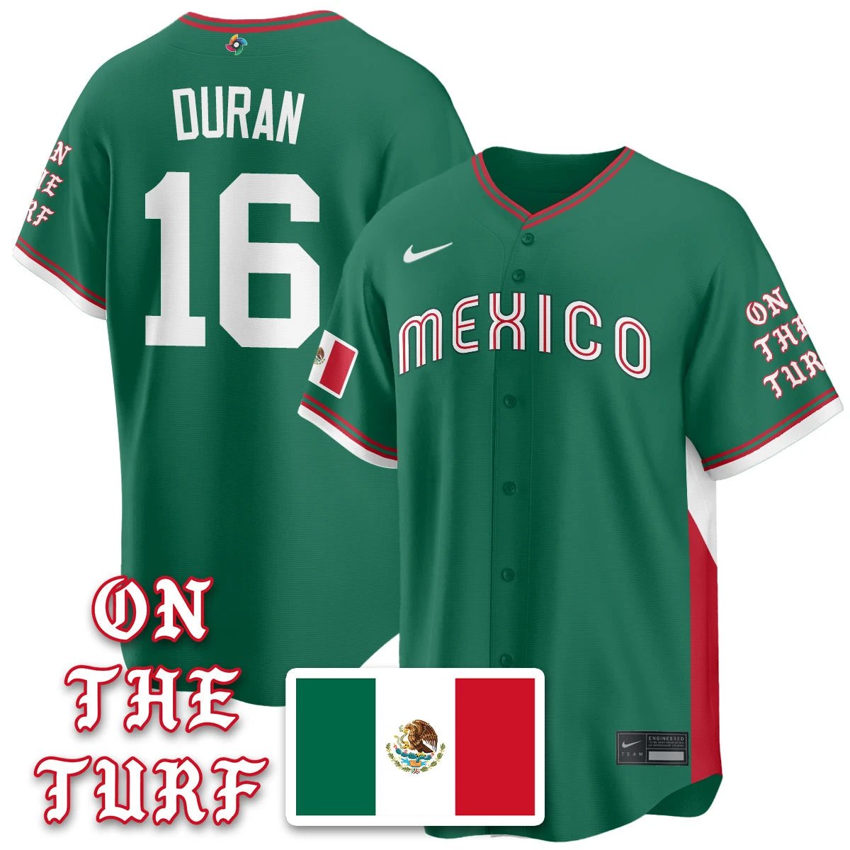 Mexico Baseball x Born x Raised 2026 World Baseball Classic Limited Jersey - All Stitched by Hotgearco