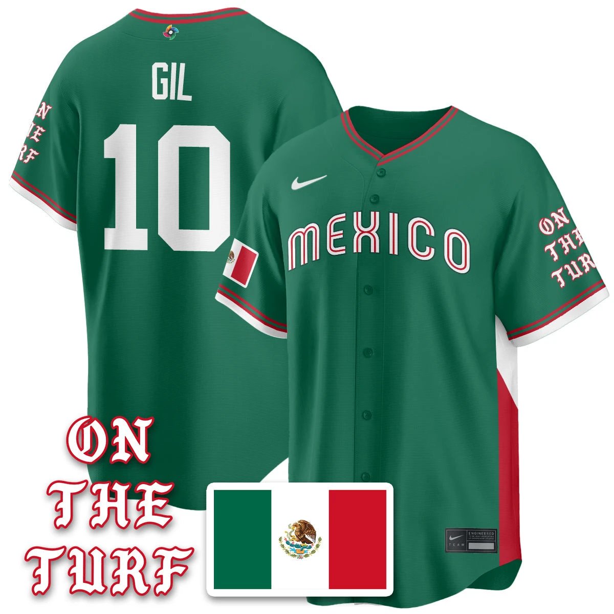 Mexico Baseball x Born x Raised 2026 World Baseball Classic Limited Jersey - All Stitched by Hotgearco