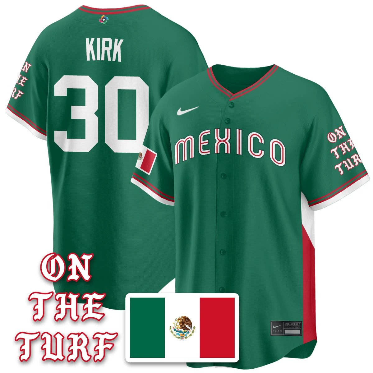 Mexico Baseball x Born x Raised 2026 World Baseball Classic Limited Jersey - All Stitched by Hotgearco