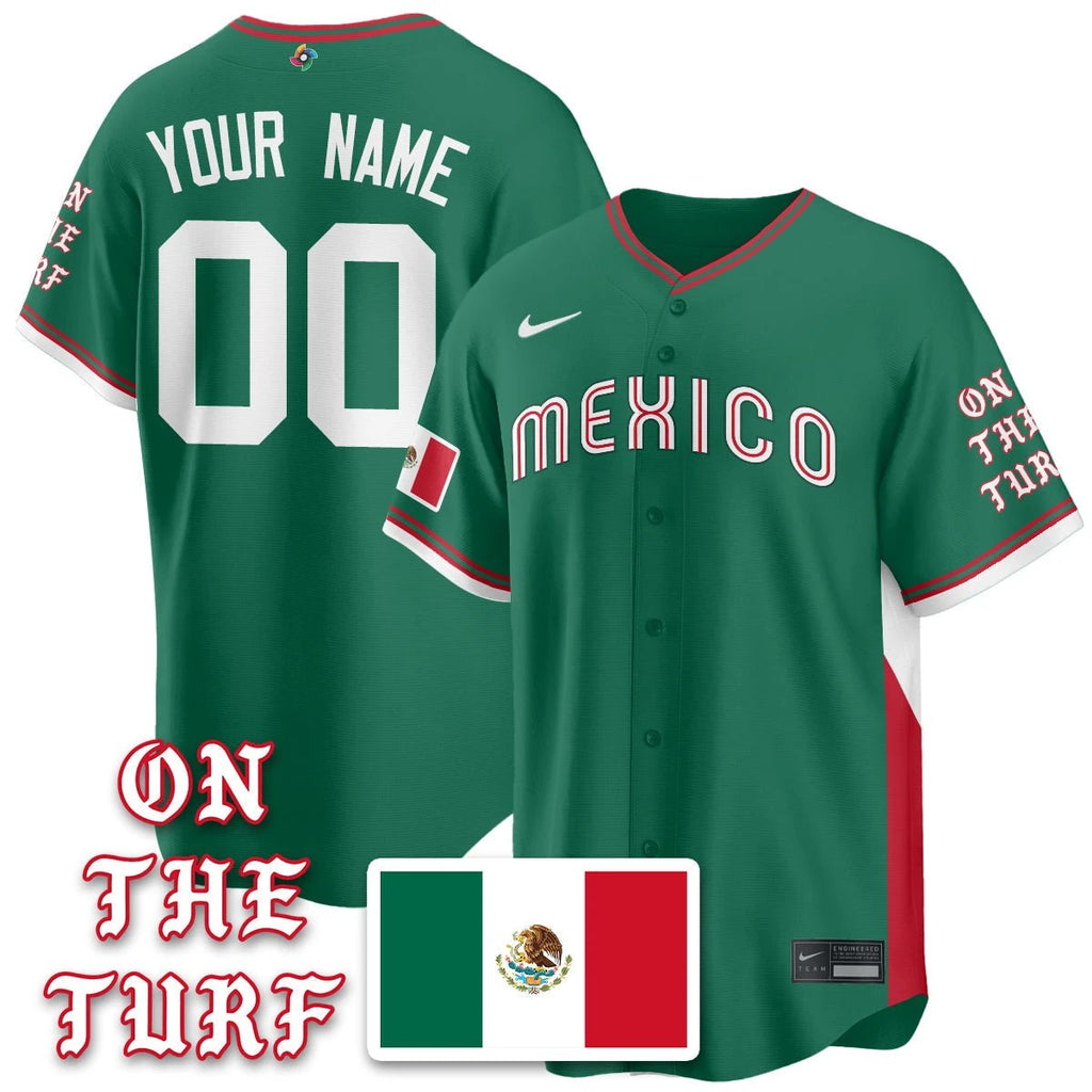 Mexico Baseball x Born x Raised 2026 World Baseball Classic Limited Jersey - All Stitched by Hotgearco