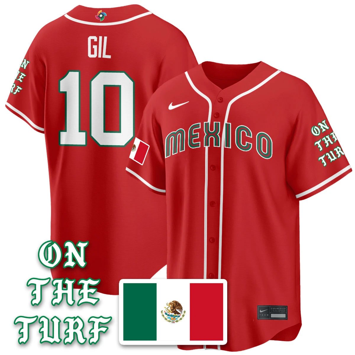 Mexico Baseball x Born x Raised 2026 World Baseball Classic Limited Jersey - All Stitched by Hotgearco