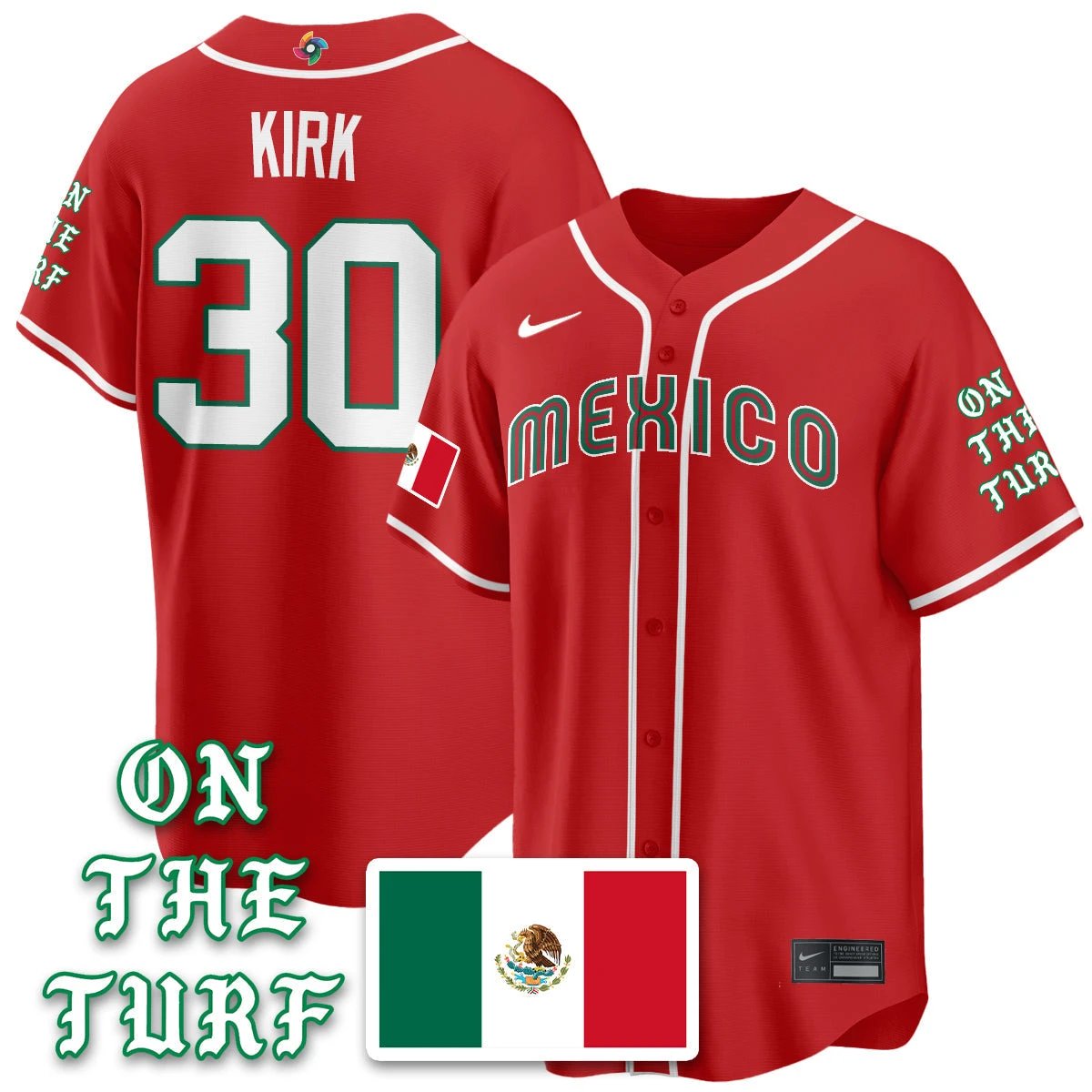 Mexico Baseball x Born x Raised 2026 World Baseball Classic Limited Jersey - All Stitched by Hotgearco