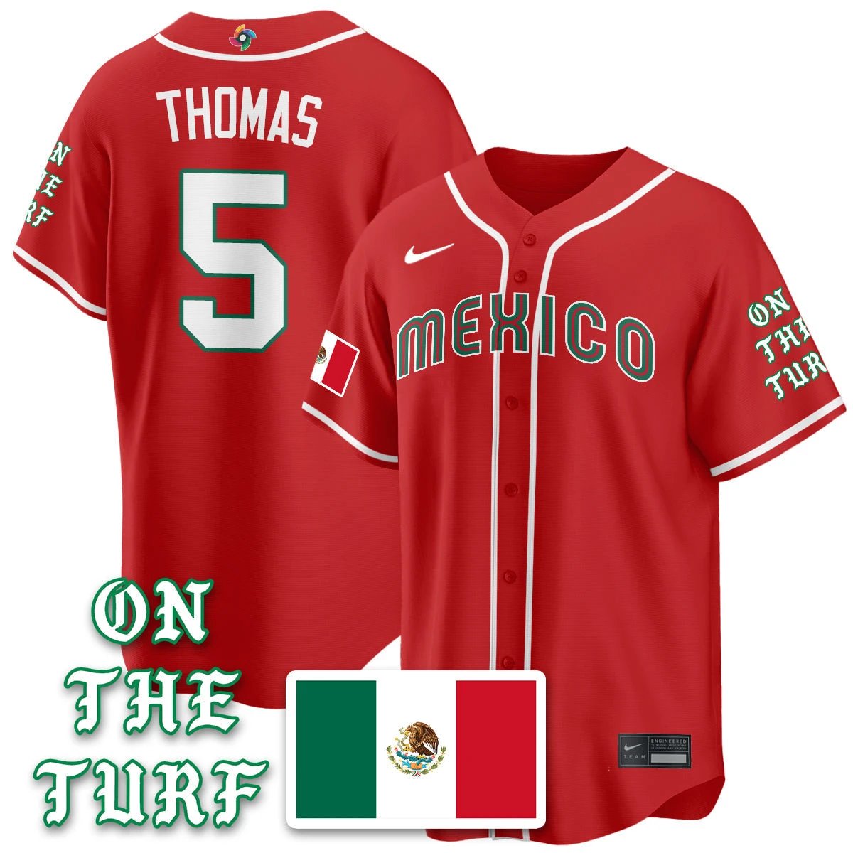 Mexico Baseball x Born x Raised 2026 World Baseball Classic Limited Jersey - All Stitched by Hotgearco