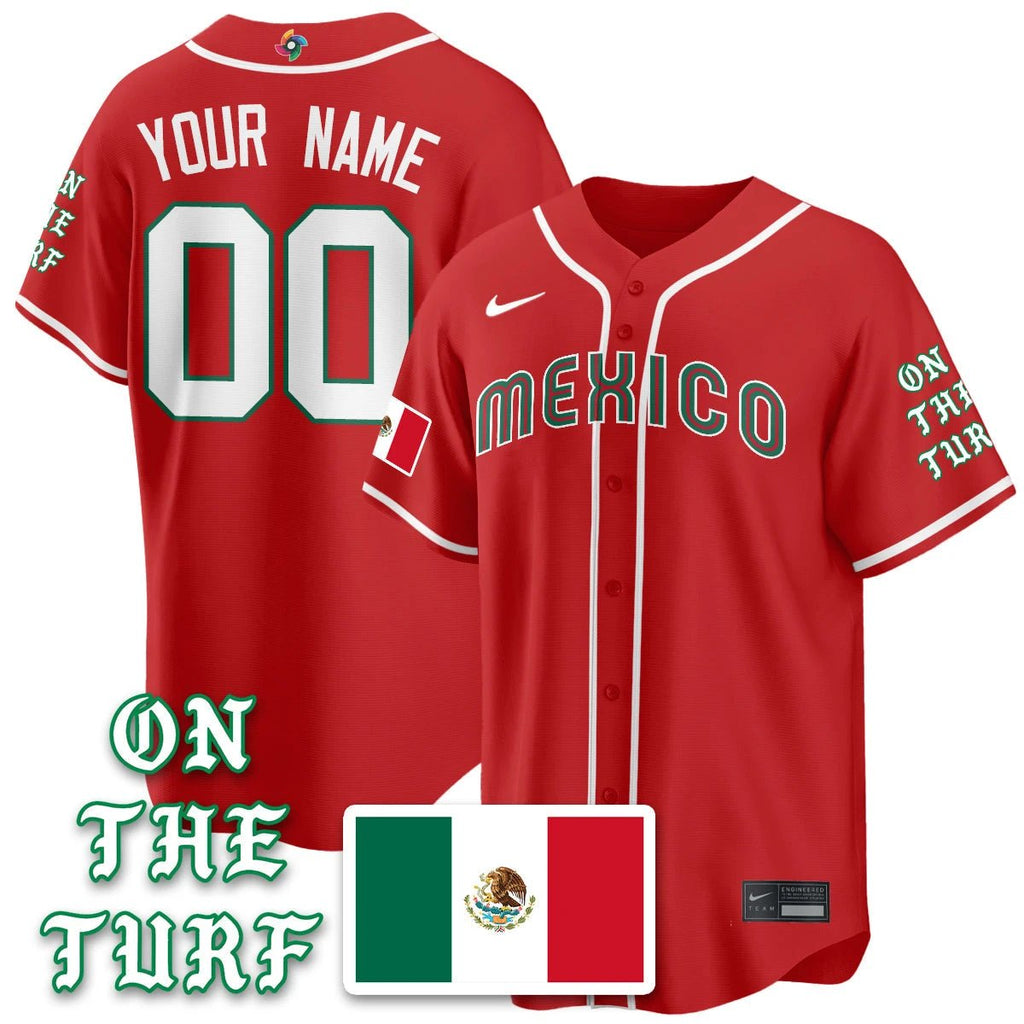 Mexico Baseball x Born x Raised 2026 World Baseball Classic Limited Jersey - All Stitched by Hotgearco