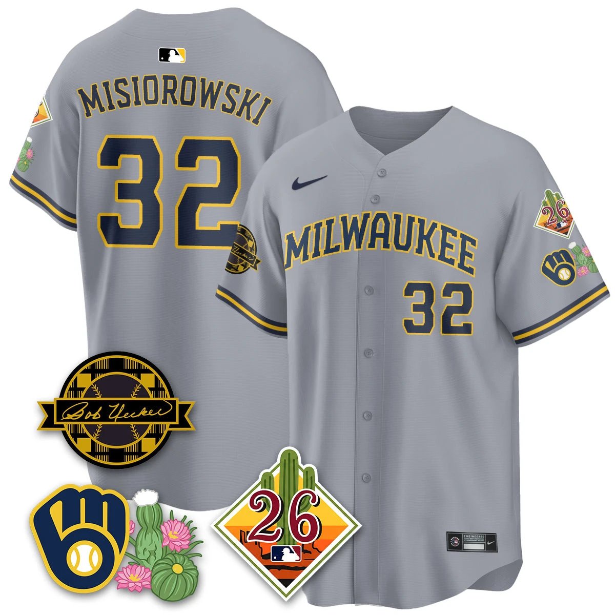 MIL 2026 Spring Training Vapor Limited Jersey - All Stitched by Hotgearco