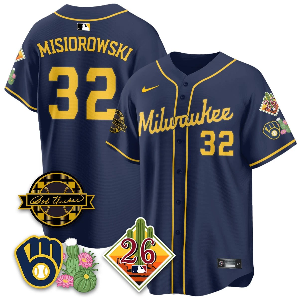 MIL 2026 Spring Training Vapor Limited Jersey - All Stitched by Hotgearco