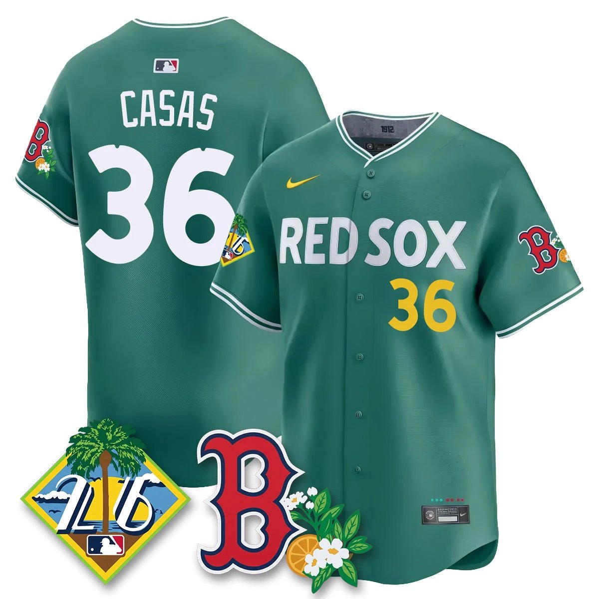BOS 2026 Spring Training Vapor Limited Jersey - All Stitched by Hotgearco