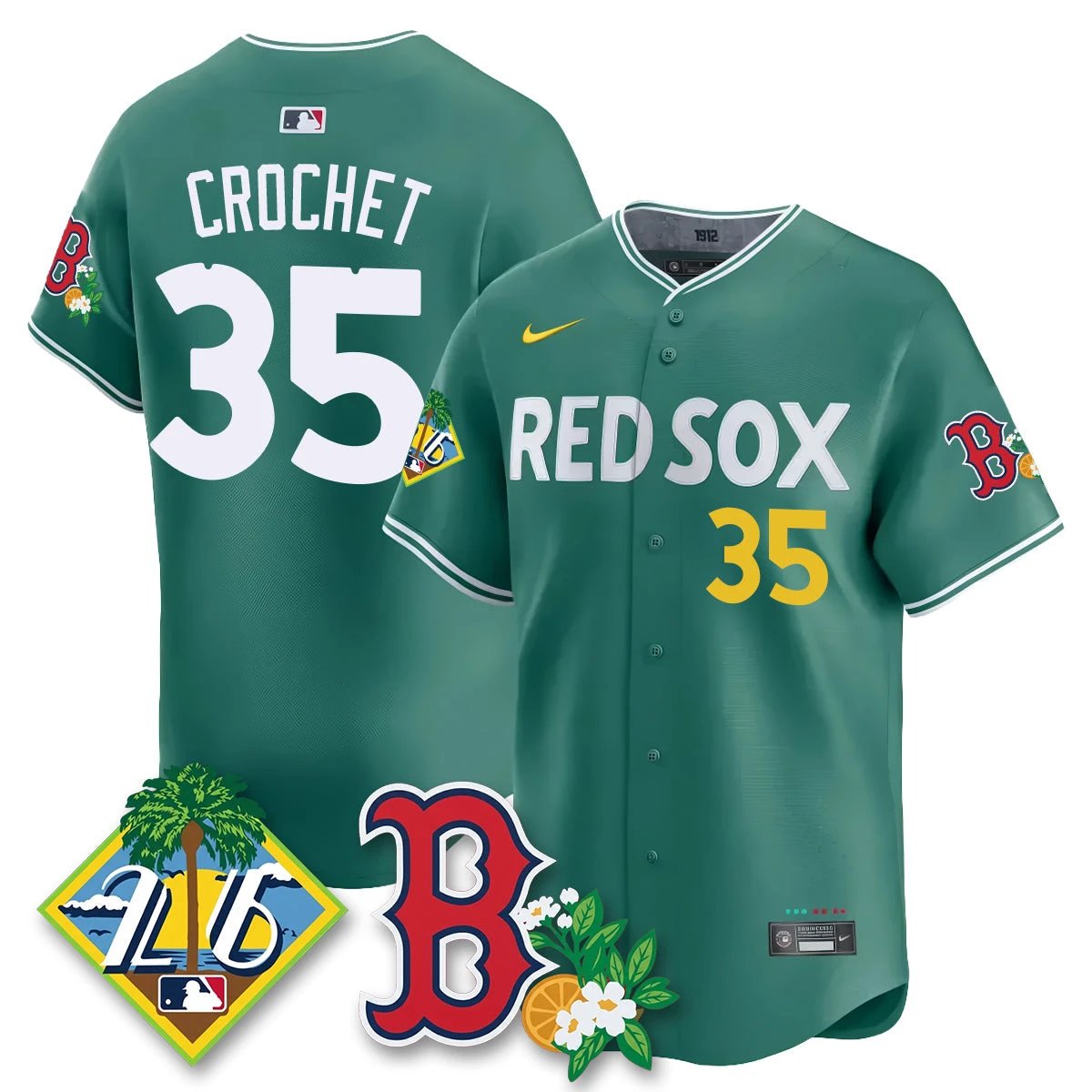 BOS 2026 Spring Training Vapor Limited Jersey - All Stitched by Hotgearco