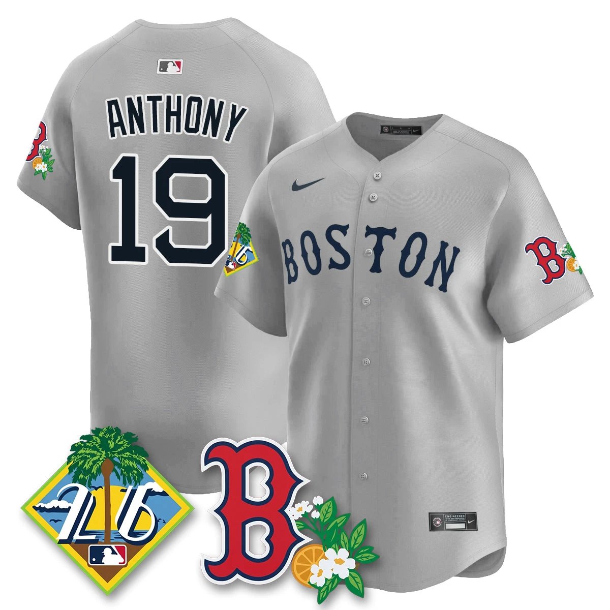 BOS 2026 Spring Training Vapor Limited Jersey - All Stitched by Hotgearco
