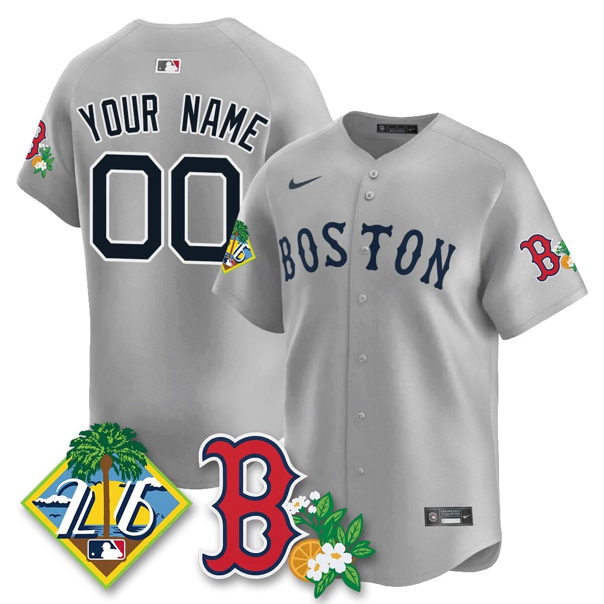 Custom BOS 2026 Spring Training Vapor Limited Jersey - All Stitched by Hotgearco