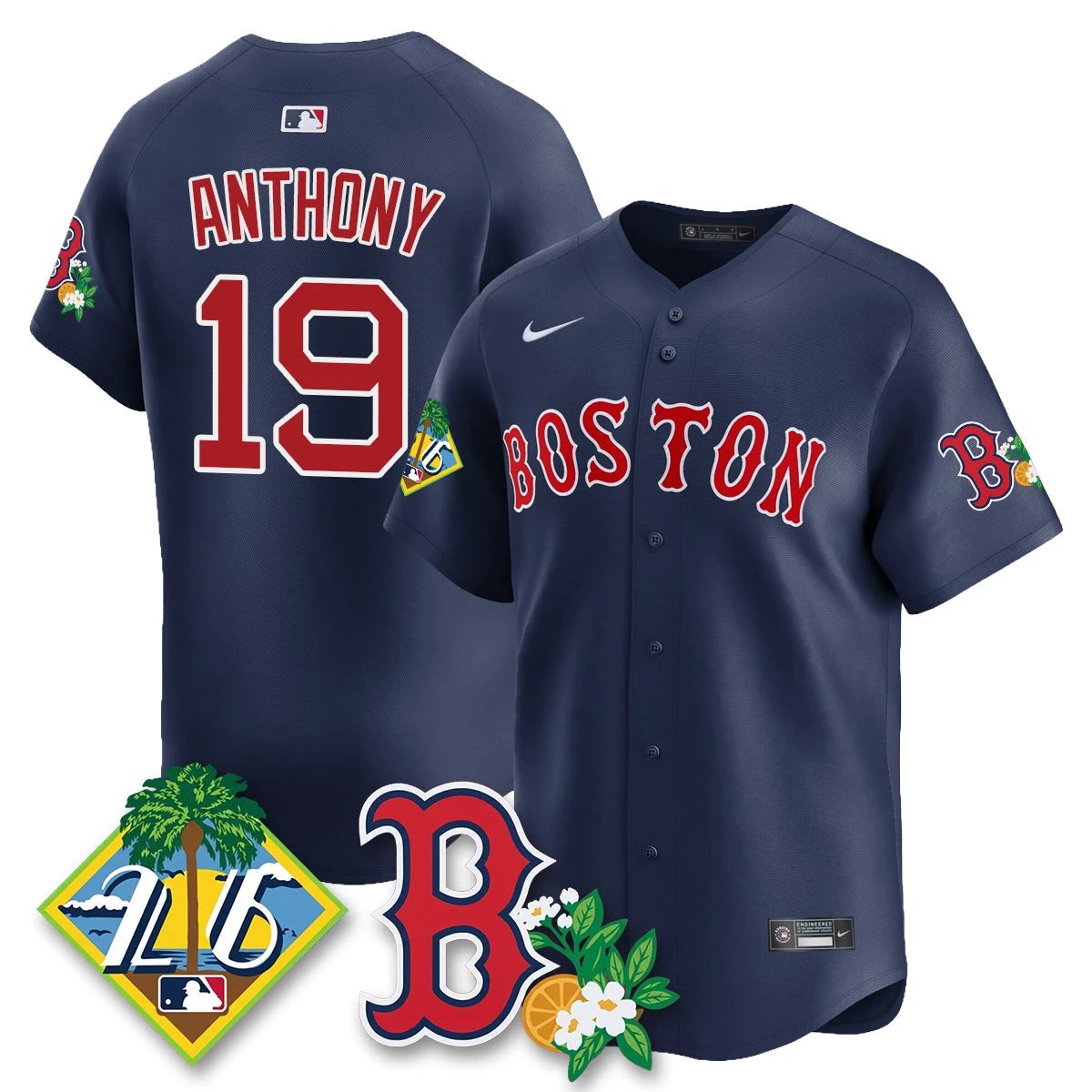 BOS 2026 Spring Training Vapor Limited Jersey - All Stitched by Hotgearco