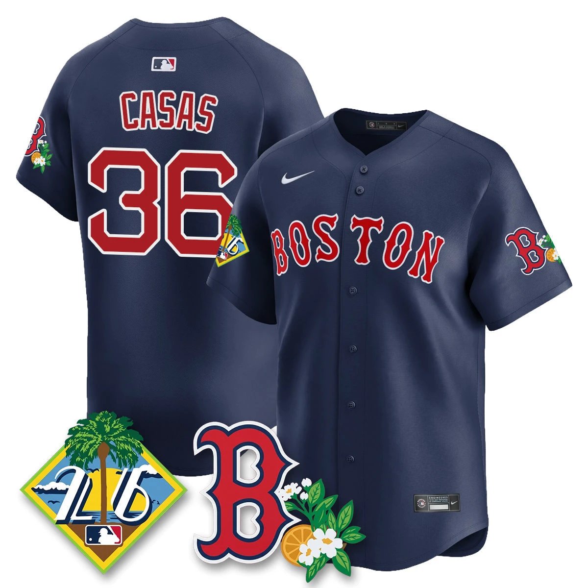 BOS 2026 Spring Training Vapor Limited Jersey - All Stitched by Hotgearco