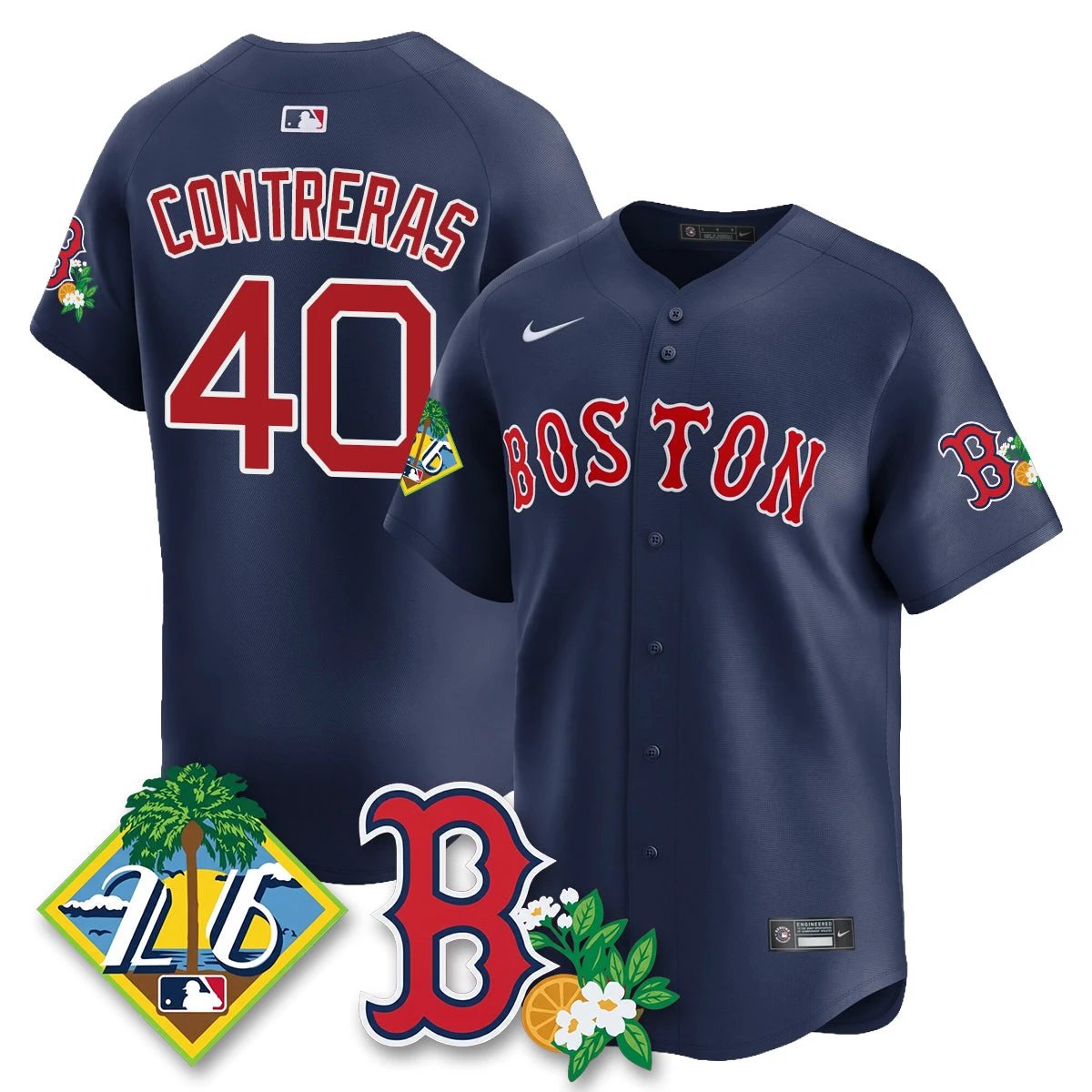 BOS 2026 Spring Training Vapor Limited Jersey - All Stitched by Hotgearco