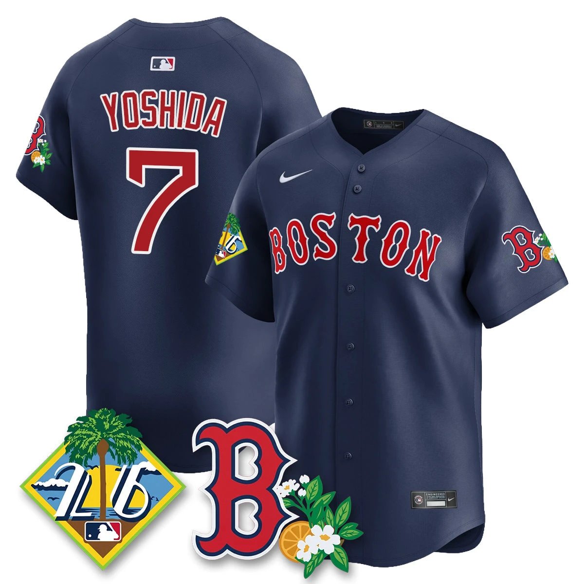 BOS 2026 Spring Training Vapor Limited Jersey - All Stitched by Hotgearco